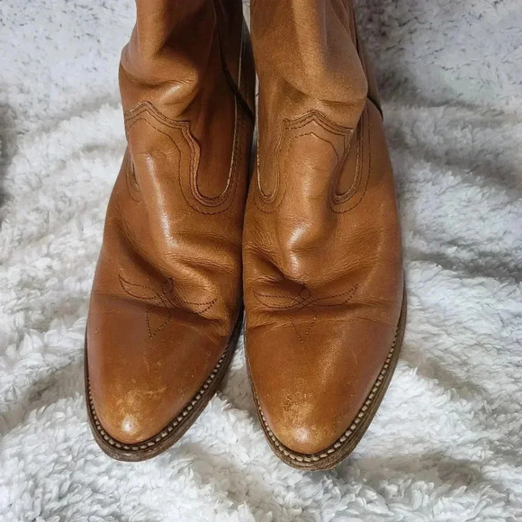 Vintage FRYE Leather Western Boots 7105 - Picture 8 of 11